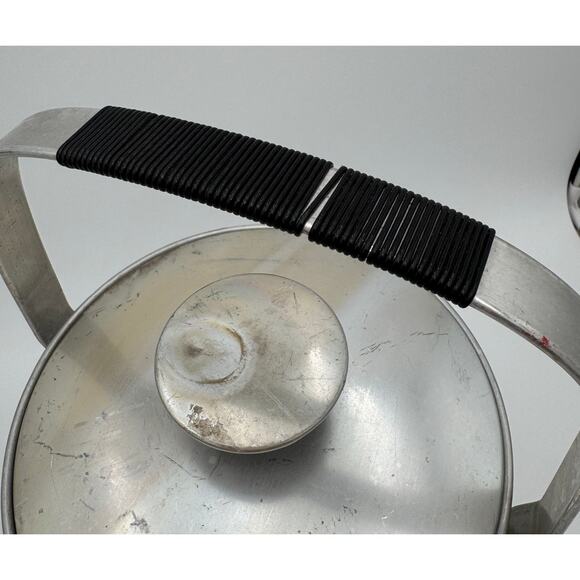 Vintage Aluminum Ice Bucket,  Mid Century 12" Made in Italy - Picture 3 of 10